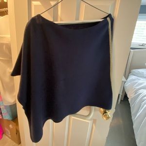 Lilly Pulitzer navy shawl - one size